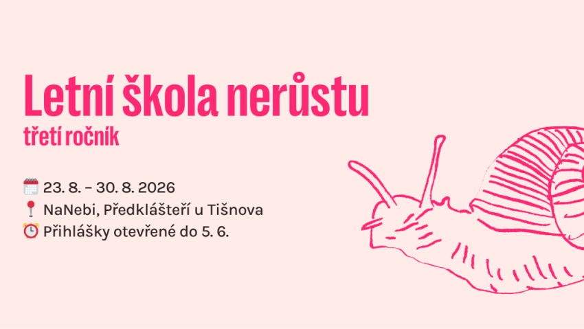 Letní škola nerůstu: třetí ročník 2026